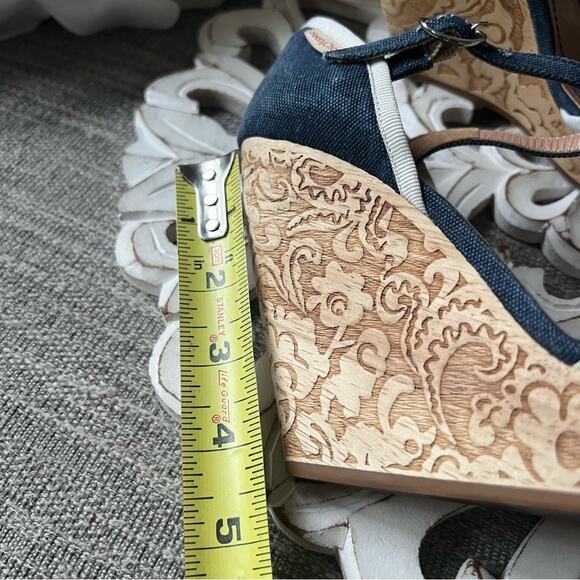 See by Chloe Platform Wedge Sandals Shoes Women’s 37 US 7 - Picture 7 of 14
